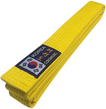 Budodrake Korea Taekwondo Gürtel gelb (240)