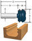 Bosch 84530M 49/64-Inch Cut 1/4-Inch Shank With Ball Bearing Cove Router Bit