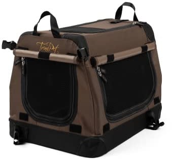 TrendPet TPX50-Pro - Leichte, Faltbare Hundebox mit Aluminium Rahmen