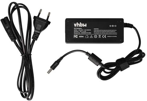 vhbw Fuente alimentación Compatible con Samsung N130 AnyNet, N140, N140 AnyNet, N145, N145 Plus, N148, N150 Notebook, 60 W