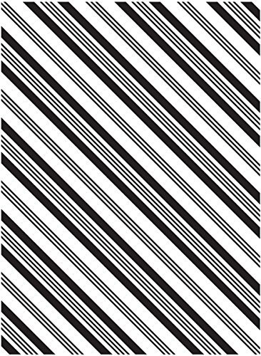 Darice 1218-36 Prägeschablone, Streifen, Plastik, transparent, 10,8 x 14,6 x 0,4 cm