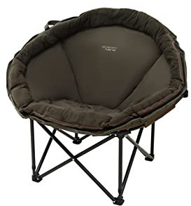MK-Angelsport bequemer Karpfenstuhl Passion, Faltbarer Angelstuhl, verstellbare Rückenlehne, gepolsterter Sitz, robuster Stahlrahmen, höhenverstellbare Beine mit Schlammtellern, bis 120 kg belastbar