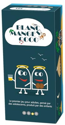 BLANC MANGER COCO – Le 1er Jeu pour Adultes pensé par des Ados, Produit par des Enfants - 600 Cartes ;-