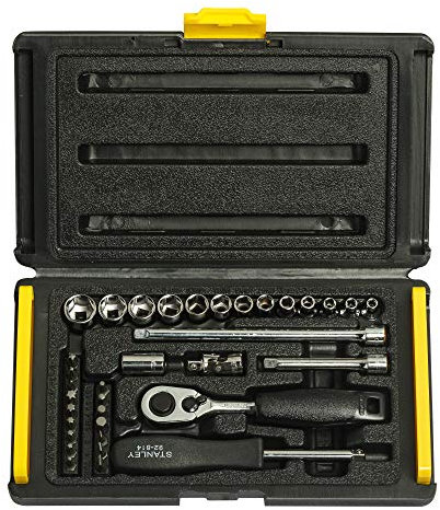 Stanley-Coffret à douilles 1/1 4Sd 35Pc 89 033 (ancienne Version)