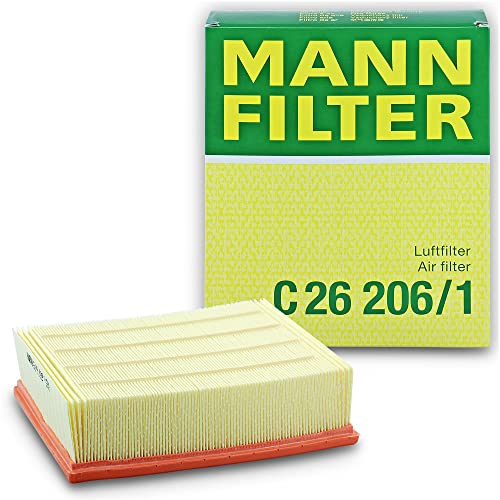 MANN-FILTER, C 26 206/1 Luftfilter | Für PKW, Saubere Luftzufuhr, Langlebiges Filtermedium, Passgenaues Design, Echte OE-Technologie