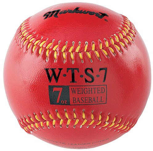 Markwort Synthetik 9 Zoll, beschwert Baseball, rot