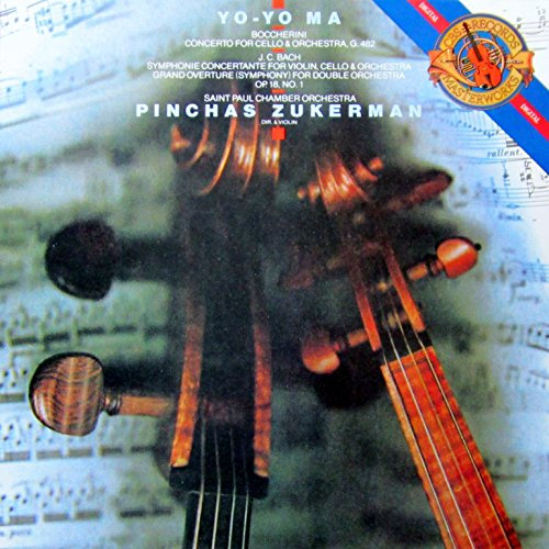 Boccherini: Cello Concerto / J.C. Bach: Symphonie Concertante & Grand Overture op. 18 No. 1 [Vinyl LP] [Schallplatte]