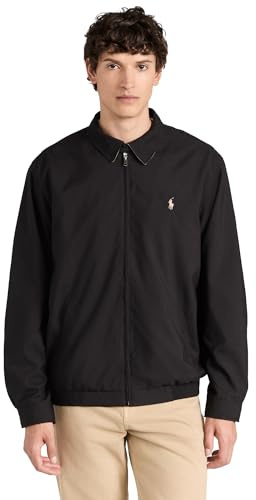 POLO RALPH LAUREN Men's Bi-Swing Windbreaker Jacket, RL Black, M