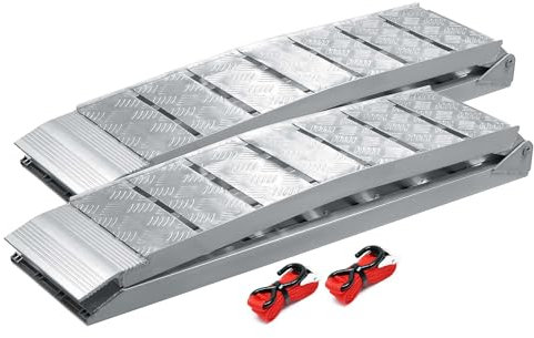 2x rampe di carico ripiegabili per moto ATV 228cm 1360kg In alluminio Rampa di salita