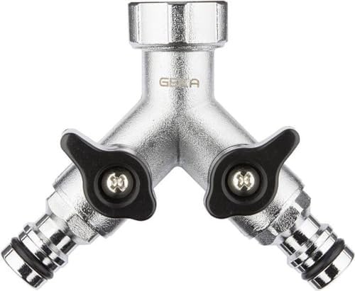 GEKA plus-Zweiwegeventil Stecksystem, IG G 3/4 MS Ni m.Überwurfmutter drehbar, 46.0331