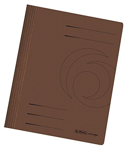 Herlitz 10900223 Schnellhefter A4 aus Karton gefaltet in braun