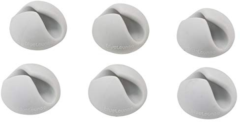 Bluelounge CD-WH CableDrop Kabelclip, Grau