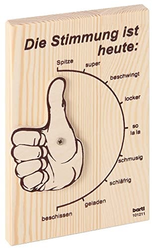 Bartl 101211 Stimmungsbarometer - originelles Zubehör für die Hausbar