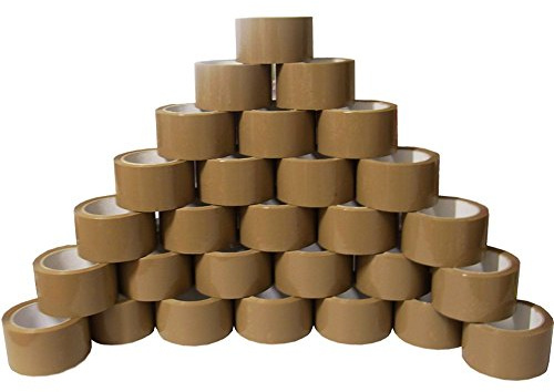 12 Rollen Klebeband Paketband Packband 66m X 48mm braun dimapax