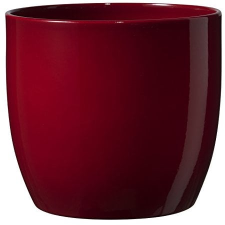 Soendgen Keramik Blumenübertopf, Basel Full Color, bordeaux, 24 x 24 x 23 cm, 0069/0024/1582