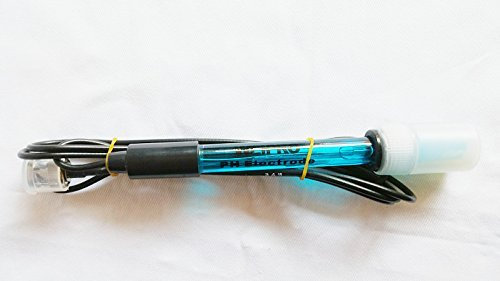 MARINE COLOR Weipro Ph Sondenelektrode BNC-Buchse 1,5 m Kabel, hohe Genauigkeit Hydrokultur, pH-Messgerät, 0–14 pH, Elektroden-Sonde, BNC-Stecker, Controller, Messgerät, Sensor