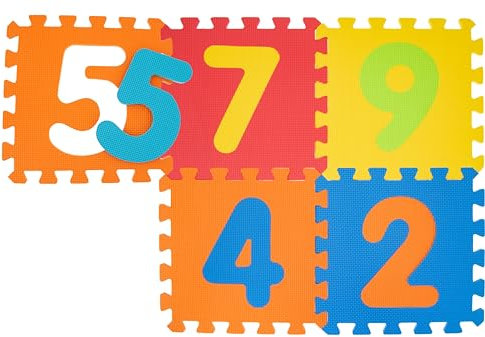 Teorema – Puzzle-Teppich, 9 Stück Zahlen