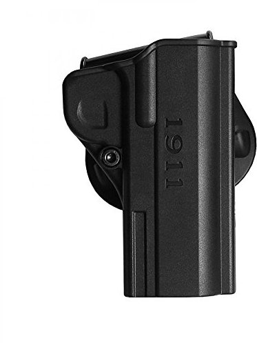 IMI Defense One Piece Retention Polymer Paddle Holster For 1911 .45 & ACP Commander Varients Pistol