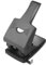 OFFICER PRODUCTS PRODUCTS 18052511-05 Locher/bis 65 Blätter/Mechanismus und Gehäuse aus Metall/Kunststoffarm (ABS)/ Farbe: Schwarz/Rutschfeste Kunstsoffkappe für den Boden