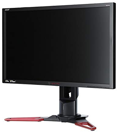 Acer Monitor Predator XB241Hbmipr 61cm (24) 180Hz, 1ms(OC) G-Sync 100M:1 ACM 350nits LED HDMI DP MM Height adj. Pivot EURO/UK EMEA MPRII Black EcoDisplay