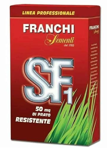 Franchi Sementi - Semi Prato Resistente per 50Mq di Tappeto Erboso, 1kg