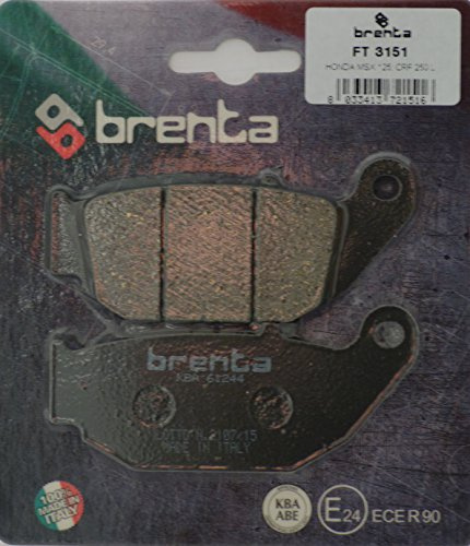 Brenta Organische Motorrad-Bremsbeläge für Honda MSX 125,CRF 250 L