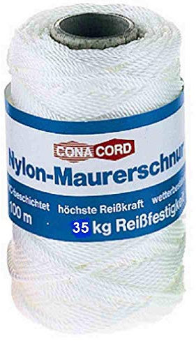 Maurerschnur weiß 100m 1,5mm, Nylon