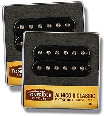 Tonerider AC2 Alnico II Klassisches Humbucker Tonabnehmer Set, schwarz