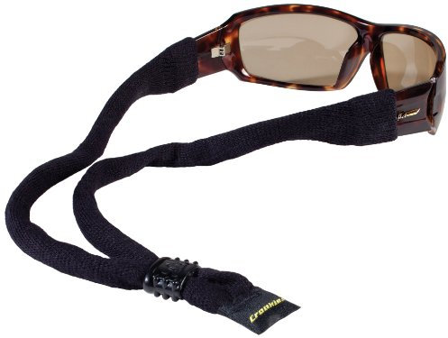 Croakies Cotton Suiters Brillenhalter, Schwarz, 35,6 x 1,2 cm