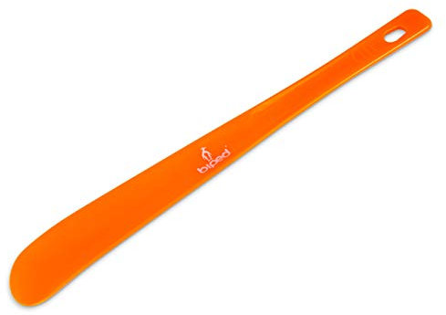 Chausse-pied en plastique 35 cm avec trou de suspension z1555 (orange lumineux)