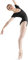 Bloch Dance Damen Cavalier Gymnastikanzug, kurzärmelig, Schwarz, Größe M
