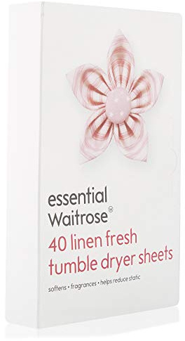 WAITROSE FRESH TUMBLE DRYER SHEETS 40