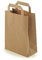 25 PCS x Small Brown Paper Bags Kraft Bags With Flat Handles Sandwich Lunch Bags Food Grocery Bags Packaging Bags Sweet Candy Bags Shopping Bags Eco-Friendly Takeaway Bags (17.78 x 8.89 x 21.59 CM)