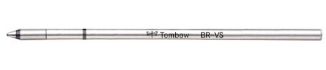 Tombow BR-VS-33 Kugelschreibermine, Kugeldurchmesser 0.7 mm, schwarz, 1 Stück (1er Pack)