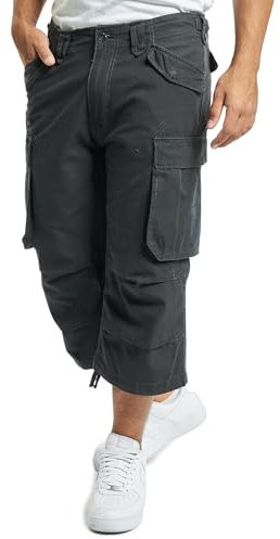 Brandit Industry Vintage 3/4 Shorts, Farbe: anthrazit, Größe: XXL