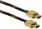 Schwaiger GmbH -HDMSL25 531- High-Speed-HDMI-Kabel mit Ethernet/ 2,5m/ schwarz-Gold/HDMI Stecker > HDMI Stecker/Ultra HD, 4K, 3D, 18 Gbit/s/Slimline