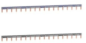 Peigne d'alimentation universel Phase + Neutre - 1P - 18 modules