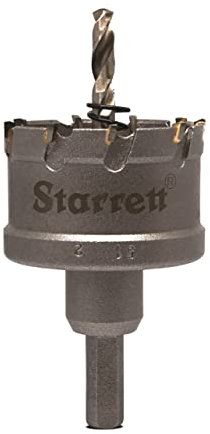 Starrett Hartmetall-bestückte Lochsäge - CTD51 TCT Tiefschnitt-Lochsäge - für Metall Edelstahl Eisen Aluminium - 51mm