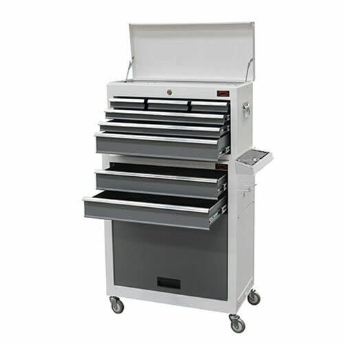 Dirty Pro Tools™ LARGE TOOL CHEST WITH SIDE TRAY TOP CABINET TOP BOX AND ROLLCAB BOX