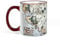 El señor de los Anillos - Taza con el Mapa de la Tierra Media - trilogía El Hobbit - 300 ml - cerámica