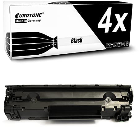 Eurotone 4X Toner Cartridge kompatibel für Canon LBP 6000 6020 6030 b MF 3010, EP725 725, Druckerpatronen