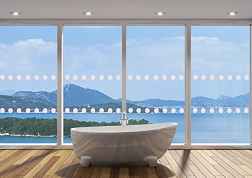 GLASS WINDOW SAFETY DOTS MANIFESTATIONS CIRCLES - 50mm x 10m