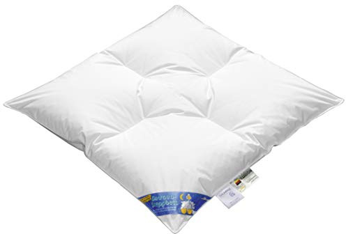 ARO ARTLÄNDER Babydeckbett 80/80, Weiß, Einfarbig, 100% Baumwolle, Hoch, Sommer, Camping, Decke, 1 Count