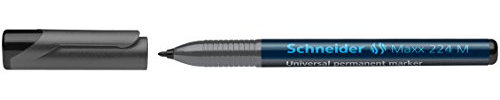 Schneider 1201 Schreibgeräte Universalmarker permanent Maxx 224 M, 1,0 mm, schwarz