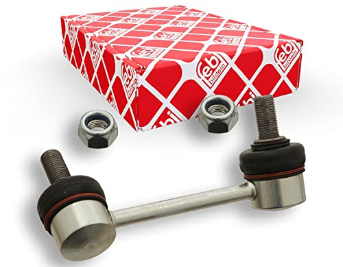 febi bilstein 31560 Verbindungsstange mit Sicherungsmuttern, 1 Stück | Kompatibel mit: MITSUBISHI PAJERO CLASSIC, PAJERO III, PAJERO IV
