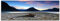 Paul Sinus Art Panoramabild auf Leinwand und Keilrahmen 120x40cm Neuseeland Berge See Sonnenuntergang