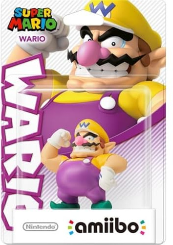 Nintendo 3DS - Amiibo Super Mario - Wario Figurina