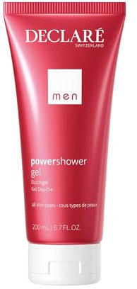 Declaré Men Powershower Gel 200 ml – Gel douche hydratant au menthol – Revitalise la peau – Sensation de fraîcheur longue durée pour homme