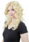 blonde Locken Langhaar Model Damen Perücke