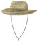 Hutshopping Santiago Western Hut Damen/Herren - Cowboyhut aus 100% Stroh - Strohhut hergestellt in Italien - Sonnenhut in S 55 cm - Westernhut mit Kinnband